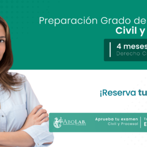 Programa de Preparación Grado en Derecho Civil y Procesal - INTENSIVO
